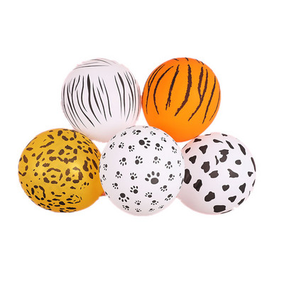 Animal imprimat vacă tigru zebră leopard balon din latex cu tema junglă decorațiuni pentru nuntă, petrecere de vară, pentru baby shower