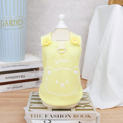 Šunų aksesuarai šuniukų drabužiai kačių mados liemenė augintinis Mielas animacinis filmukas šunų drabužiai naminių gyvūnėlių reikmenys naminiams gyvūnėliams drabužiai šunų liemenė