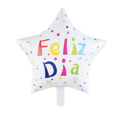 10 komada 18 inča Novi španjolski baloni Feliz cumpleaños Baloni Globo Happy Birthday Decor Rose Gold Okrugli baloni od helijeve folije