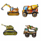 1 gab. Dzimšanas dienas transportlīdzekļi Sacīkšu auto baloni Konstrukcijas folija Balons Zēnu sacīkšu motīvs Dzimšanas dienas dušas piederumi Globos