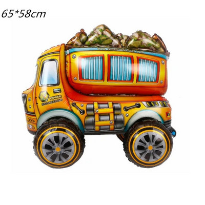 1 gab. Dzimšanas dienas transportlīdzekļi Sacīkšu auto baloni Konstrukcijas folija Balons Zēnu sacīkšu motīvs Dzimšanas dienas dušas piederumi Globos