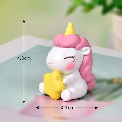 Unicorn Cake Topper tortadísz Születésnapi party dekoráció gyerekeknek