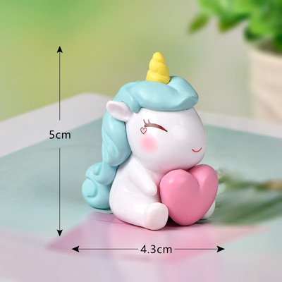 Unicorn Cake Topper tortadísz Születésnapi party dekoráció gyerekeknek