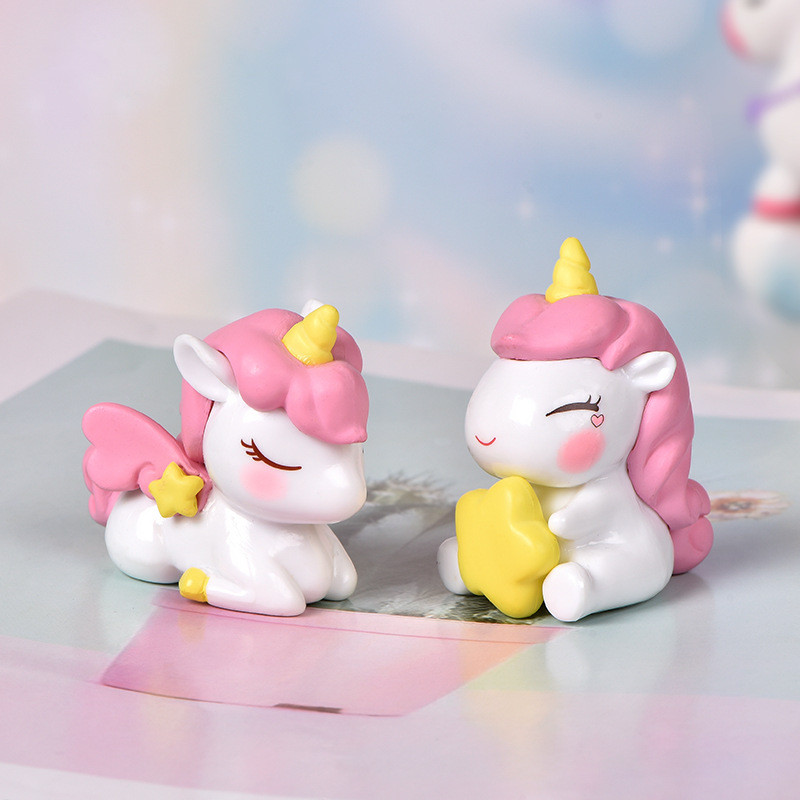 Unicorn Cake Topper tortadísz Születésnapi party dekoráció gyerekeknek