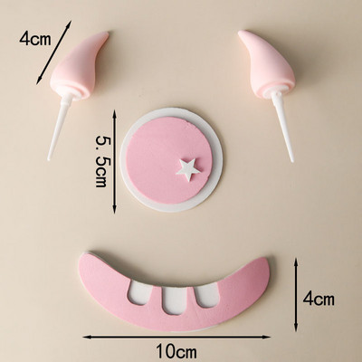 Decor pentru tort de Halloween, monstru drăguț, steaguri pentru tort, negru, La mulți ani, Baby Shower, pentru nuntă, pentru copt