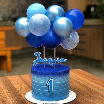 5-инчови балони за торта Cake Topper Облачна форма Confetti Balloon Cake Topper balons за рожден ден Baby Shower Сватбена украса