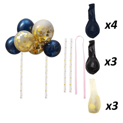 5 hüvelykes torta léggömbök, tortafelhő alakú, konfetti léggömbök, tortafedeles léggömbök születésnapi babazuhany esküvői dekorációhoz