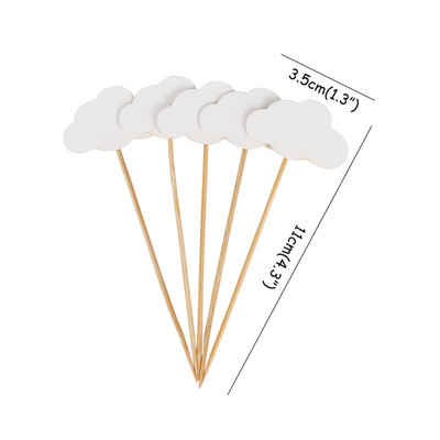 Curcubeu Unicorn Cake Topper Cloud Tort Steaguri Zi de naștere Copii Favoruri Decorare Tort Cupcake Topper pentru Nunta Desert Decor Masa