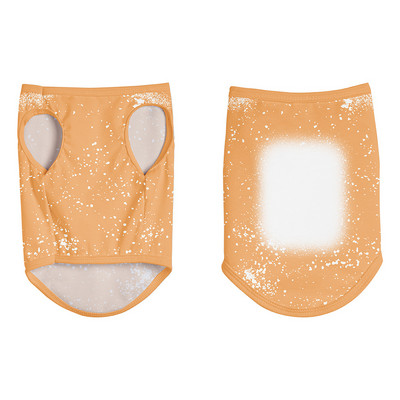 Nauji sublimaciniai ruošiniai kaklaraiščių dažai Spalvingi poliesterio šunų drabužiai be rankovių, šilta pavasario liemenė šuniuko katės, mieli marškinėliai