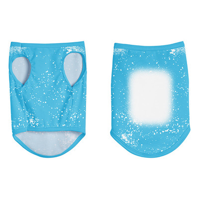 Nauji sublimaciniai ruošiniai kaklaraiščių dažai Spalvingi poliesterio šunų drabužiai be rankovių, šilta pavasario liemenė šuniuko katės, mieli marškinėliai