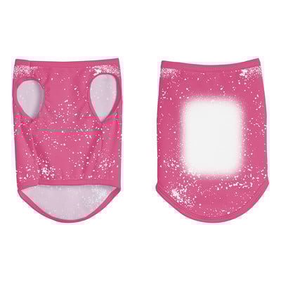 Nauji sublimaciniai ruošiniai kaklaraiščių dažai Spalvingi poliesterio šunų drabužiai be rankovių, šilta pavasario liemenė šuniuko katės, mieli marškinėliai