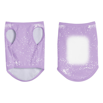 Nauji sublimaciniai ruošiniai kaklaraiščių dažai Spalvingi poliesterio šunų drabužiai be rankovių, šilta pavasario liemenė šuniuko katės, mieli marškinėliai