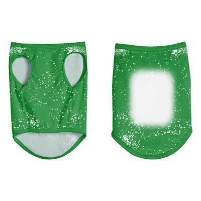 Nauji sublimaciniai ruošiniai kaklaraiščių dažai Spalvingi poliesterio šunų drabužiai be rankovių, šilta pavasario liemenė šuniuko katės, mieli marškinėliai