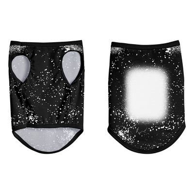 Nauji sublimaciniai ruošiniai kaklaraiščių dažai Spalvingi poliesterio šunų drabužiai be rankovių, šilta pavasario liemenė šuniuko katės, mieli marškinėliai