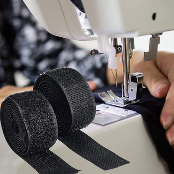 1 Μέτρο/Ζεύγος 20mm Πολύχρωμη Μη Αυτοκόλλητη Ταινία στερέωσης με γάντζο και βρόχο The Hooks Sewing-on Strips Magic Tape Αξεσουάρ χειροτεχνίας DIY