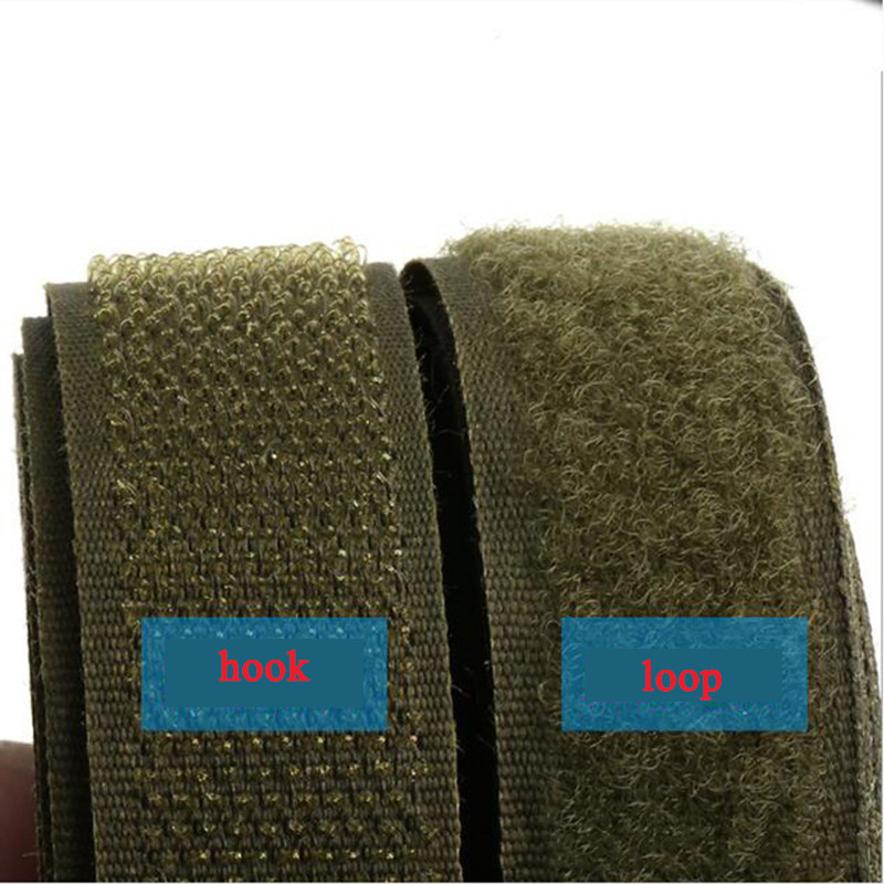 1 metrs/pāris 20 mm krāsaina nelīpoša āķa un cilpas stiprinājuma lente Āķi Uzšūšanas sloksnes Burvju lente DIY Amatniecības piederumi