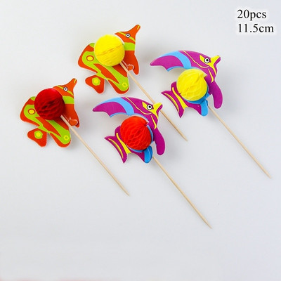 20 vnt Havajų tortų dangteliai korio flamingo kokoso keksų tvarsčiai, skirti Havajų vasaros baseino vestuvių gimtadienio puošmenoms