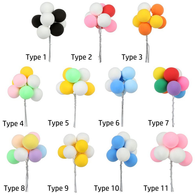 Krāsa, gaiša māla balle, kāzu piederumi, kūku dekorēšana, balonu kūku pildītāji, deserti, rotājumi, bērnu duša