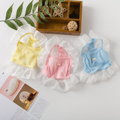 Tavasz nyár kisállat repülő ujjak derék heveder betöltött mackó kis tejes kutya macska aranyos átlátszó mikrobomba Yorkshire schnauzer