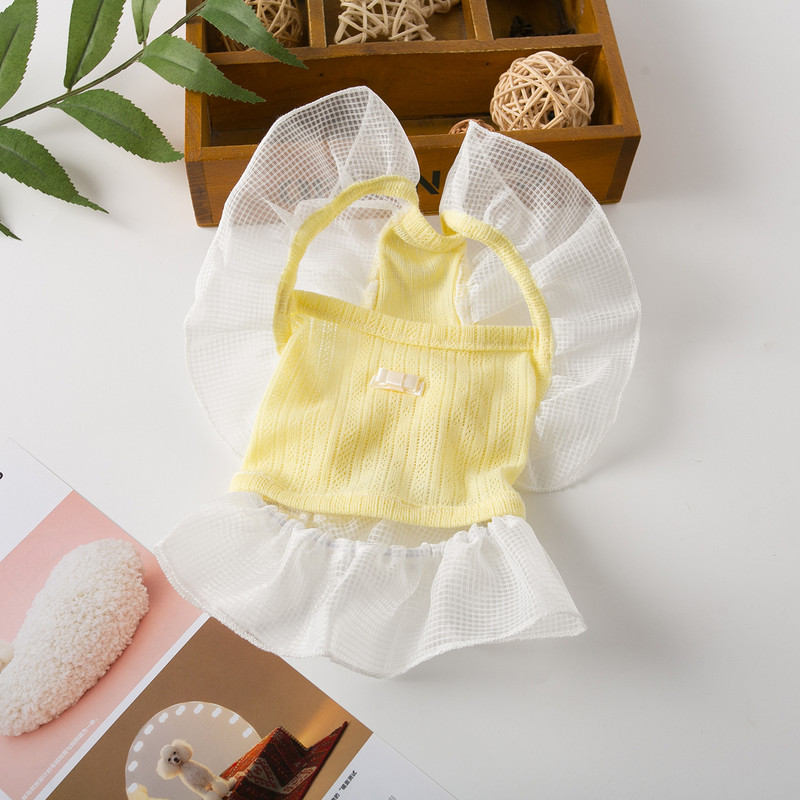 Tavasz nyár kisállat repülő ujjak derék heveder betöltött mackó kis tejes kutya macska aranyos átlátszó mikrobomba Yorkshire schnauzer