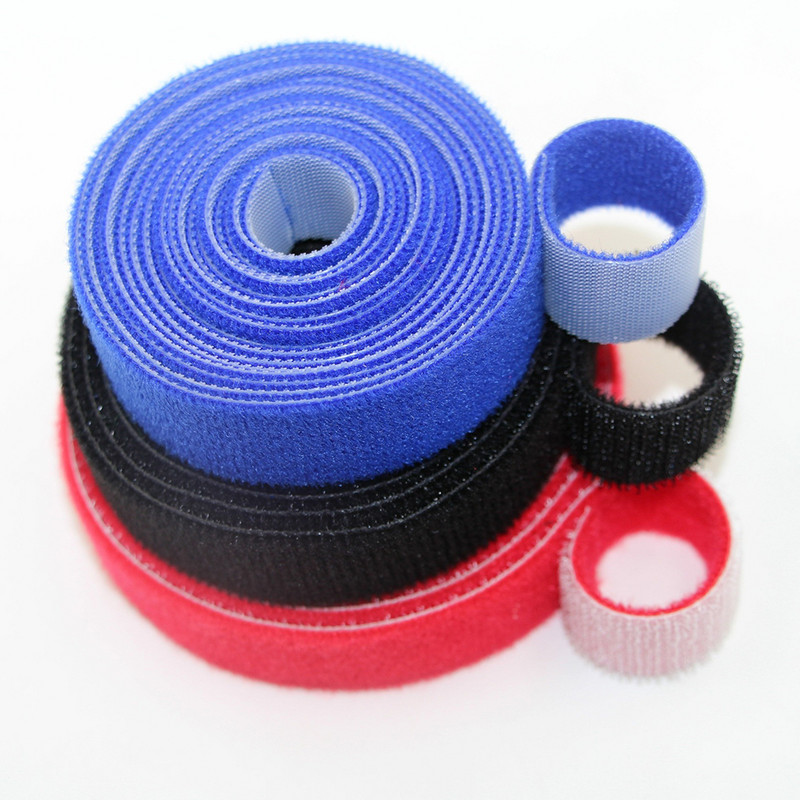 2 meetrit / rull 20 mm isekleepuvad konksud teip konks ja silmus Kleepuvad silmused nailonist korduvkasutatavad kleepuvad kinnitusdetailid teip Kaablisidemed ise ise