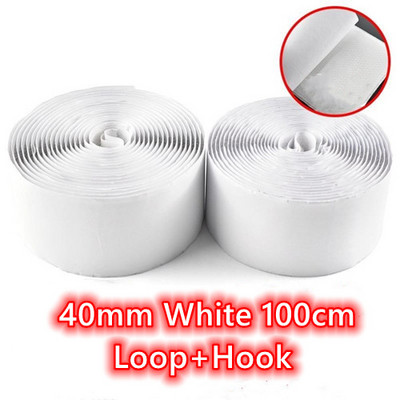 16/20/25/30/38/50/100 mm 1 metras juodos baltos juostos kabliuko kilpa tvirtinimo juosta nailono lipdukas Lipnūs diskai juosta Stiprūs klijai
