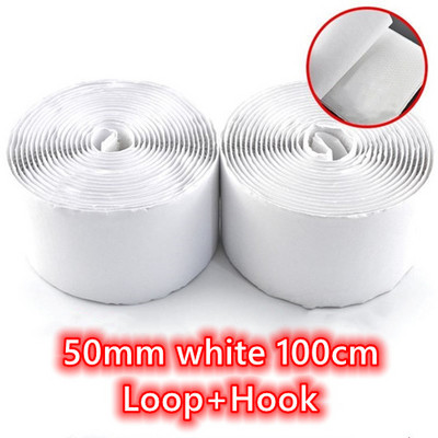 16/20/25/30/38/50/100 mm 1 metras juodos baltos juostos kabliuko kilpa tvirtinimo juosta nailono lipdukas Lipnūs diskai juosta Stiprūs klijai