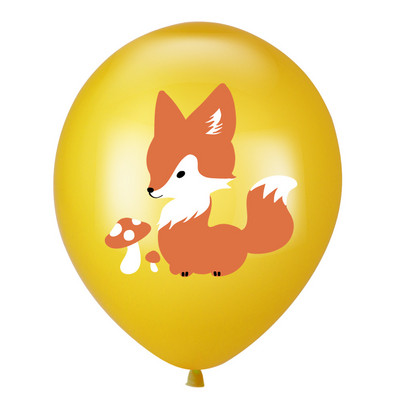 10 gab. 12 collu lapsas vāveres meža dzīvnieks konfeti punkts lateksa balonu komplekts dzimšanas dienas ballītes Pateicības dienas dekoru piederumi