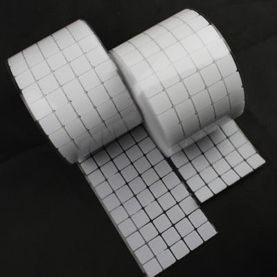 100Pairs 20*20mm Adhesive Fastener Tape Nylon Polyester Hook And Loop Square Magic Sticker Tape Strong Self Adhesive Tape