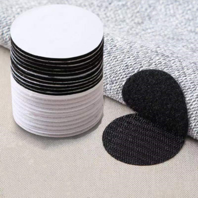 60mm Strong Self Adhesive Fastener Nylon Hook Dots Stickers Adhesive Tape For Bed Sheet Sofa Mat Carpet Anti Slip Mat
