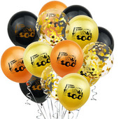 10db Építési parti lufi fiú születésnapjára Babazuhany Rajzfilm autókonfetti lufi karácsonyi dekoráció otthonra