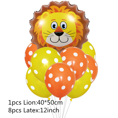 Állat nyomott tehén tigris zebra leopárd latex léggömb dzsungel témája születésnapi esküvői dekoráció nyári parti baba zuhany kellékek