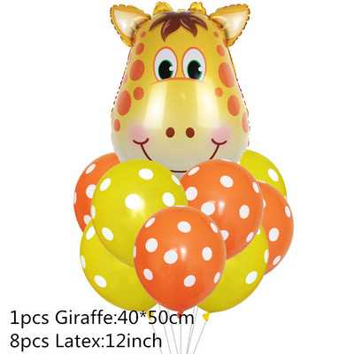 Állat nyomott tehén tigris zebra leopárd latex léggömb dzsungel témája születésnapi esküvői dekoráció nyári parti baba zuhany kellékek