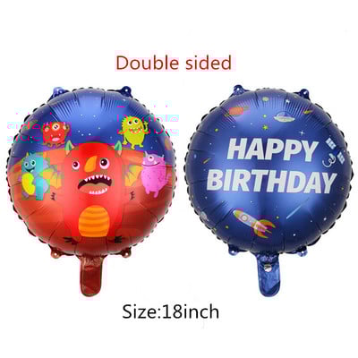 Little Monster Balloon Animacinių filmų folijos balionai Gimtadienio vakarėlio dekoravimas Kūdikių dušo dekoro reikmenys Vaikų dovanos globos