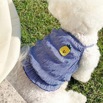 Haine pentru animale de companie de primăvară, vară, pisicuță, dulce, camisole, câine de talie mică și mijlocie, vestă drăguță, model de fructe, chihuahua, Yorkshire