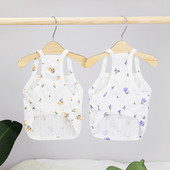 Nyári kisállat kutya ruhák divat kutya vékony mellény Aranyos nyomtatott kiskutya kezeslábas puha macska mellény ruházat kisállat cica ing Chihuahua ruhák