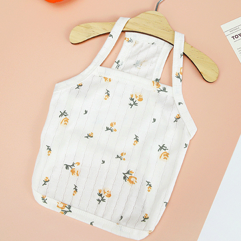 Nyári kisállat kutya ruhák divat kutya vékony mellény Aranyos nyomtatott kiskutya kezeslábas puha macska mellény ruházat kisállat cica ing Chihuahua ruhák