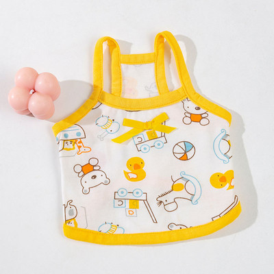 Kölyökkutyás Nyári Harisnyatartó Virághímzés Kutyaruházat Puha Korea Bichon Kutyaruházat Macska Kutya Mellény Aranyos Kisállat Kutya Ruha Kutya Termékek