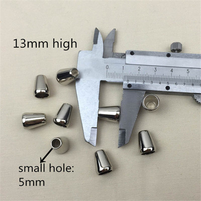 10 db Fémötvözet zsinórvégvég sapka kúpos ékszerkészítés jelmezkabát pulóver cipőfűző kiegészítők táska barkács kézműves kellékek