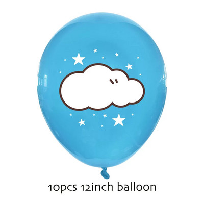 10tk UUS naeratus vikerkaarepilve foolium õhupallitüdruk 10-aastane palju õnne sünnipäevaks õhupallid Lasteaia laste mänguasjade sisustustarbed