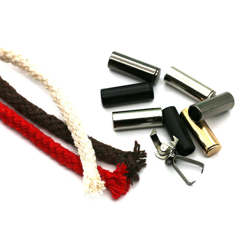 5 seturi de opritor detasabil din aliaj cu capac dreptunghiular Capetele cablului Opritori de blocare pentru frânghie Îmbrăcăminte sport Accesorii pentru piese