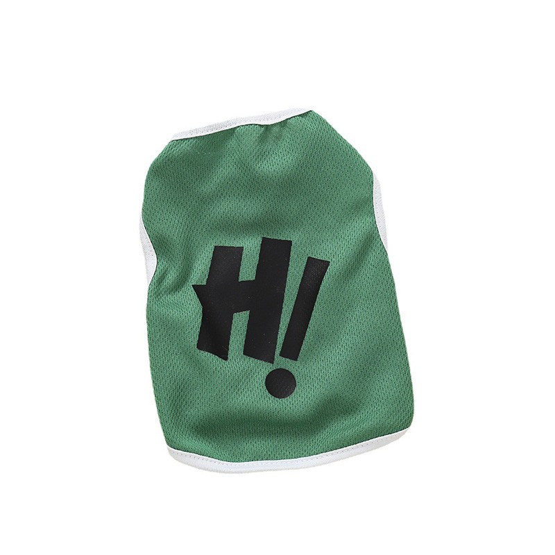 Hi Letter Mājas suņi Veste Vasaras Režģis Tievi Suņi Apģērbi Franču Buldogu Mētelis Kucēns Maziem Suņiem Apģērbs Čivavas Kostīmi Perro
