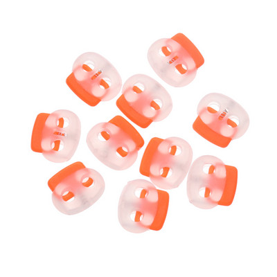 Karšta nauja 10 vnt permatomo plastikinio kamščio 4 mm skylės reguliavimo mygtuko laido užraktas pupelių perjungimo spaustukas Sportinės aprangos siuvimo priedai