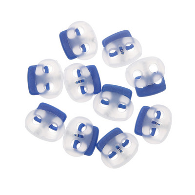 Karšta nauja 10 vnt permatomo plastikinio kamščio 4 mm skylės reguliavimo mygtuko laido užraktas pupelių perjungimo spaustukas Sportinės aprangos siuvimo priedai