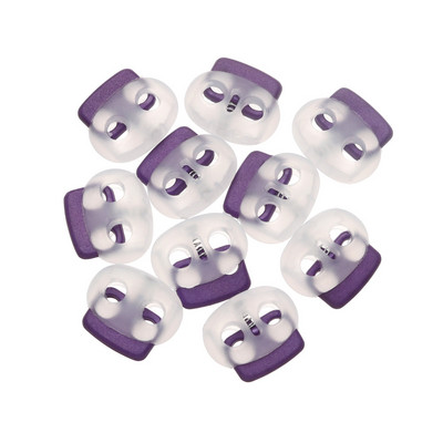 Karšta nauja 10 vnt permatomo plastikinio kamščio 4 mm skylės reguliavimo mygtuko laido užraktas pupelių perjungimo spaustukas Sportinės aprangos siuvimo priedai