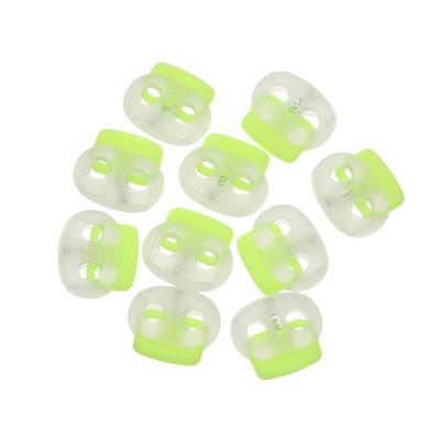 Karšta nauja 10 vnt permatomo plastikinio kamščio 4 mm skylės reguliavimo mygtuko laido užraktas pupelių perjungimo spaustukas Sportinės aprangos siuvimo priedai