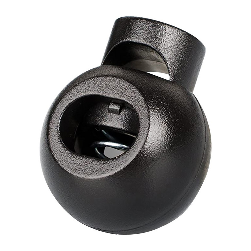 50 tk. nööriga nöörilukud klambriotsad ümmargused pallikujulised pagasipaelad stopper Lükand plastikust õmblusaed Kodu juhtmelukud 스토퍼