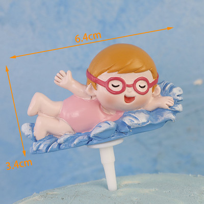 Tengeri óceán témájú születésnapi bálna tortafeltétek Dekorációk sellőparti babaváróhoz Gyerek születésnapi tortadíszek