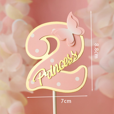 Rózsaszín lányok születésnapi parti dekoráció hercegnő torta teteje kastély léggömbök felhő cukorka szivárvány papír kártya sütéshez desszert kellékek