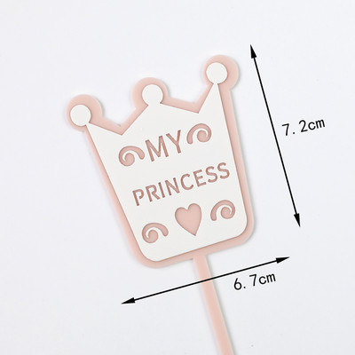 Rózsaszín lányok születésnapi parti dekoráció hercegnő torta teteje kastély léggömbök felhő cukorka szivárvány papír kártya sütéshez desszert kellékek